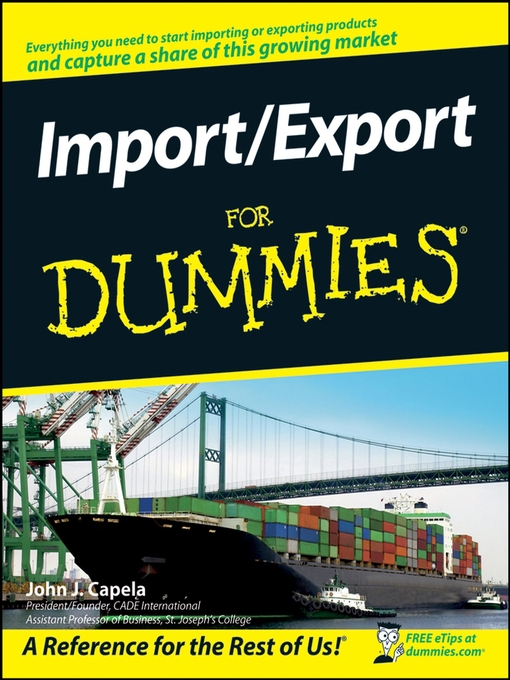 Title details for Import/Export For Dummies by John J. Capela - Available